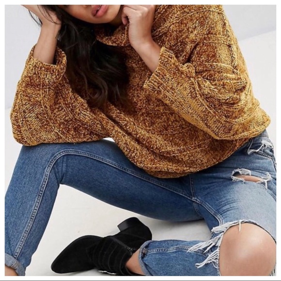 FREE PEOPLE RIBBED VELOUR BOAT-NECK PULLOVER - Picture 7 of 8